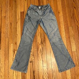 Tyte size 1 semi-flare jeans with a little shine